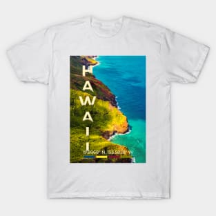 Hawaii Travel Poster T-Shirt